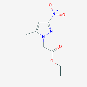 (5-Methyl-3-nitro-pyrazol-1-yl)-acetic acid ethylester图片