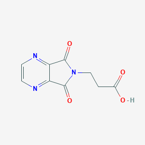 3-{5,7-dioxo-5H,6H,7H-pyrrolo[3,4-b]pyrazin-6-yl}propanoic acid图片