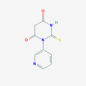 1-(pyridin-3-yl)-2-sulfanylidene-1,3-diazinane-4,6-dione图片