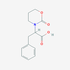 2-(2-oxo-1,3-oxazinan-3-yl)-3-phenylpropanoic acid图片