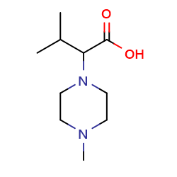 3-methyl-2-(4-methylpiperazin-1-yl)butanoicacid图片