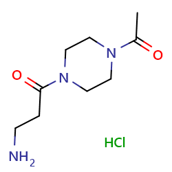 1-(4-acetylpiperazin-1-yl)-3-amino-propan-1-onehydrochloride图片