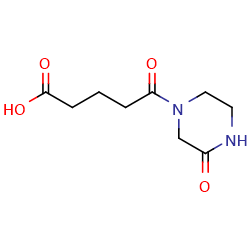 5-oxo-5-(3-oxopiperazin-1-yl)pentanoicacid图片