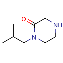 1-(2-methylpropyl)piperazin-2-one图片