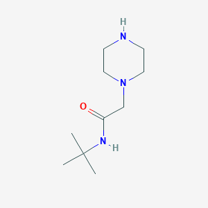 N-tert-butyl-2-(piperazin-1-yl)acetamide图片