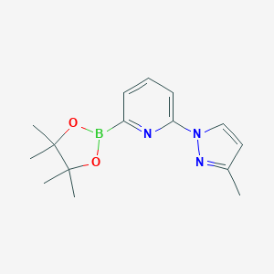 2-(3-Methyl-1H-pyrazol-1-yl)-6-(4,4,5,5-tetramethyl-1,3,2-dioxaborolan-2-yl)pyridine图片