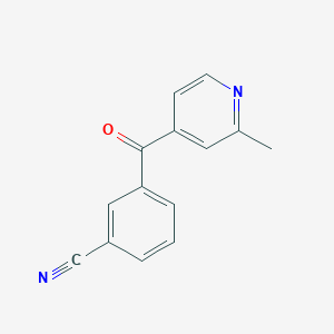 4-(3-Cyanobenzoyl)-2-methylpyridine图片