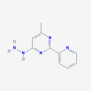 4-hydrazinyl-6-methyl-2-(pyridin-2-yl)pyrimidine图片
