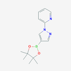 2-[4-(tetramethyl-1,3,2-dioxaborolan-2-yl)-1H-pyrazol-1-yl]pyridine图片