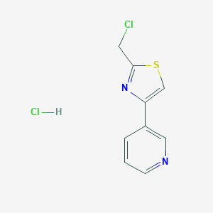 3-[2-(chloromethyl)-1,3-thiazol-4-yl]pyridine hydrochloride图片
