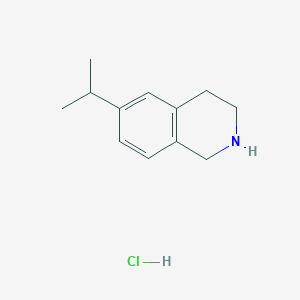6-(propan-2-yl)-1,2,3,4-tetrahydroisoquinoline hydrochloride图片