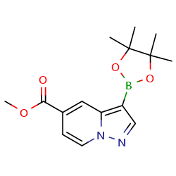 methyl3-(4,4,5,5-tetramethyl-1,3,2-dioxaborolan-2-yl)pyrazolo[1,5-a]pyridine-5-carboxylate图片
