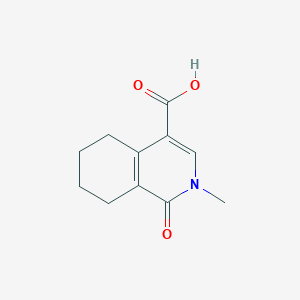 2-methyl-1-oxo-1,2,5,6,7,8-hexahydroisoquinoline-4-carboxylic Acid图片