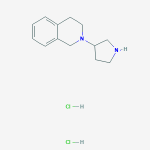 2-(Pyrrolidin-3-yl)-1,2,3,4-tetrahydroisoquinoline Dihydrochloride图片