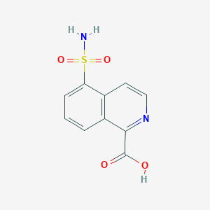 5-sulfamoylisoquinoline-1-carboxylic acid图片