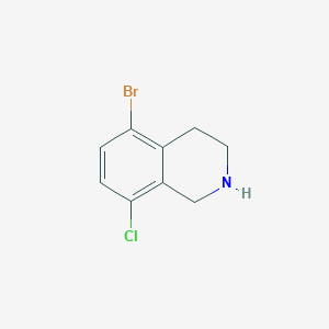 5-bromo-8-chloro-1,2,3,4-tetrahydroisoquinoline图片