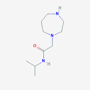 2-(1,4-diazepan-1-yl)-N-(propan-2-yl)acetamide图片