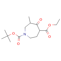 1-tert-butyl4-ethyl6-methyl-5-oxoazepane-1,4-dicarboxylate图片