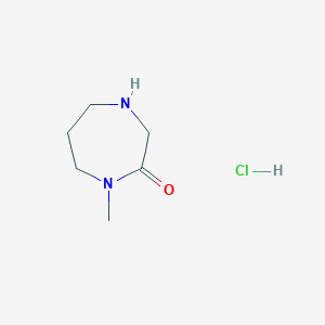 1-Methyl-1,4-diazepan-2-one Hydrochloride图片