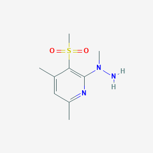 4,6-Dimethyl-2-(1-methylhydrazino)-3-(methylsulfonyl)pyridine图片