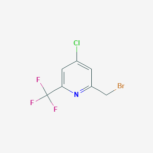 2-(BROMOMETHYL)-4-CHLORO-6-(TRIFLUOROMETHYL)PYRIDINE图片