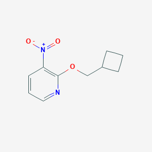 2-(Cyclobutylmethoxy)-3-nitropyridine图片