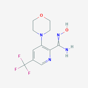 N-Hydroxy-3-morpholino-5-(trifluoromethyl)-pyridine-2-carboxamidine图片