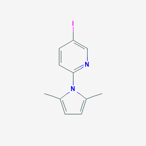 2-(2,5-Dimethyl-1H-pyrrol-1-yl)-5-iodopyridine图片