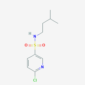 6-Chloro-N-(3-methylbutyl)pyridine-3-sulfonamide图片
