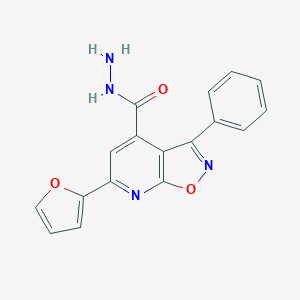 6-(2-furyl)-3-phenylisoxazolo[5,4-b]pyridine-4-carbohydrazide图片