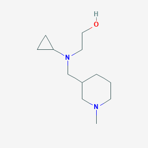 2-[Cyclopropyl-(1-methyl-piperidin-3-ylmethyl)-amino]-ethanol图片