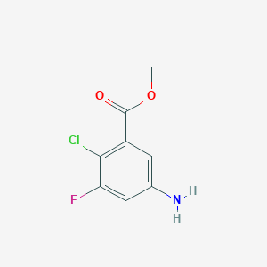 methyl 5-amino-2-chloro-3-fluorobenzoate图片