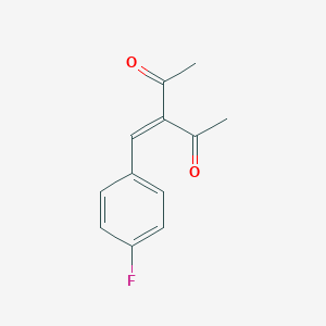 3-(4-Fluorobenzylidene)pentane-2,4-dione图片