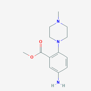 Methyl 5-amino-2-(4-methylpiperazino)-benzenecarboxylate图片