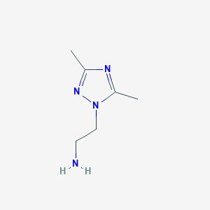 [2-(3,5-dimethyl-1H-1,2,4-triazol-1-yl)ethyl]amine Dihydrochloride图片