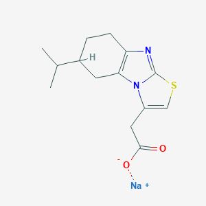 5,?6,?7,?8-?Tetrahydro-?6-?(1-?methylethyl)?-?thiazolo[3,?2-?a]?benzimidazole-?3-?acetic Acid Sodium Salt图片