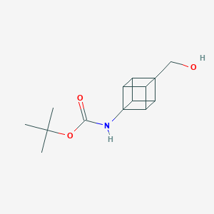 tert-Butyl((2R,3R,4S,5S)-4-(hydroxymethyl)cuban-1-yl)carbamate图片