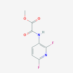 methyl [(2,6-difluoropyridin-3-yl)carbamoyl]formate图片