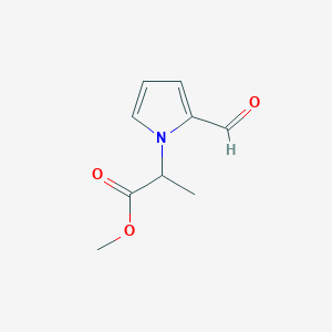 methyl 2-(2-formyl-1H-pyrrol-1-yl)propanoate图片