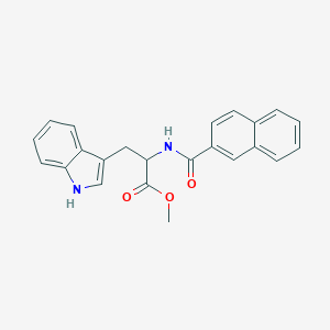 methyl 3-(1H-indol-3-yl)-2-(naphthalen-2-ylformamido)propanoate图片