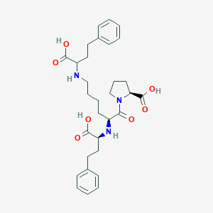 N-(1-Carboxy-3-phenylpropyl)-S-lisinopril(Mixture of diastereomers)图片