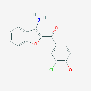2-(3-chloro-4-methoxybenzoyl)-1-benzofuran-3-amine图片