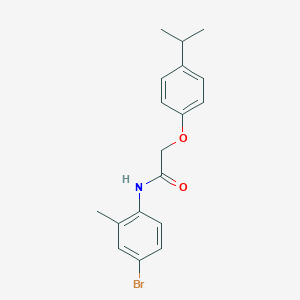 N-(4-bromo-2-methylphenyl)-2-(4-isopropylphenoxy)acetamide图片