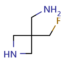 1-[3-(fluoromethyl)azetidin-3-yl]methanamine图片