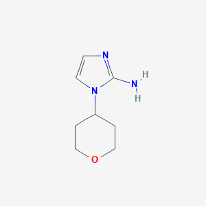 1-(Tetrahydro-2H-pyran-4-yl)-1H-imidazol-2-amine图片