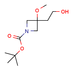 tert-butyl3-(2-hydroxyethyl)-3-methoxyazetidine-1-carboxylate图片