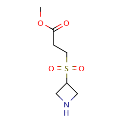 methyl3-(azetidine-3-sulfonyl)propanoate图片