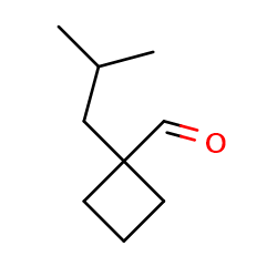 1-(2-methylpropyl)cyclobutane-1-carbaldehyde图片