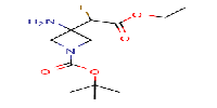 tert-butyl3-amino-3-(2-ethoxy-1-fluoro-2-oxo-ethyl)azetidine-1-carboxylate图片