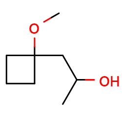 1-(1-methoxycyclobutyl)propan-2-ol图片